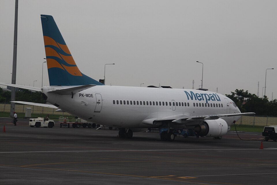 Aircraft registered PK-MDE