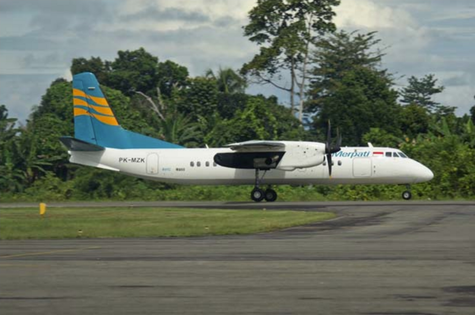 Aircraft registered PK-MZK