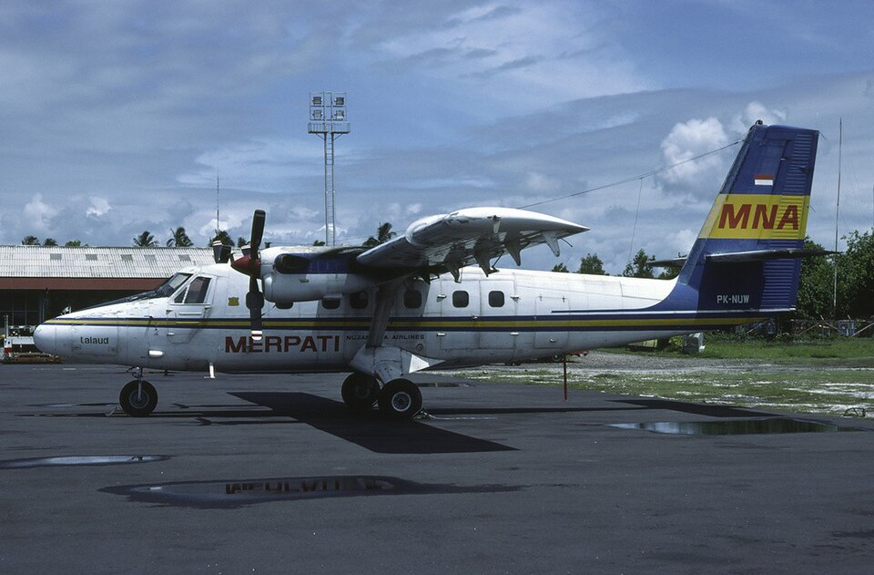 Aircraft registered PK-NUW