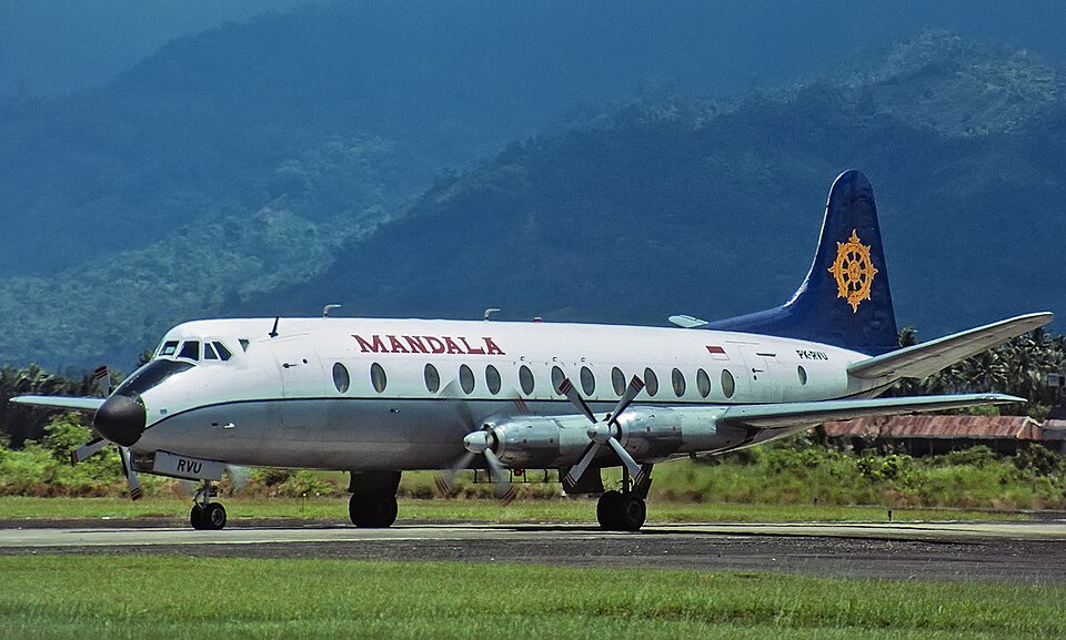 Aircraft registered PK-RVU
