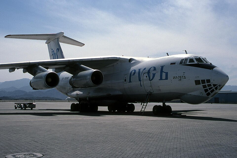Aircraft registered RA-76588