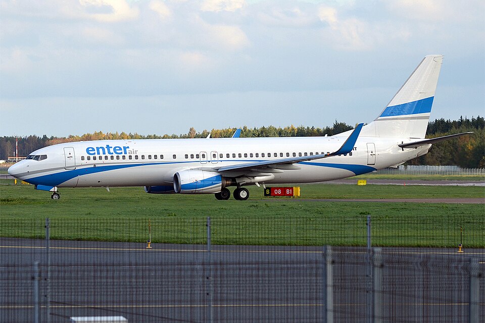 Aircraft registered SP-ENT