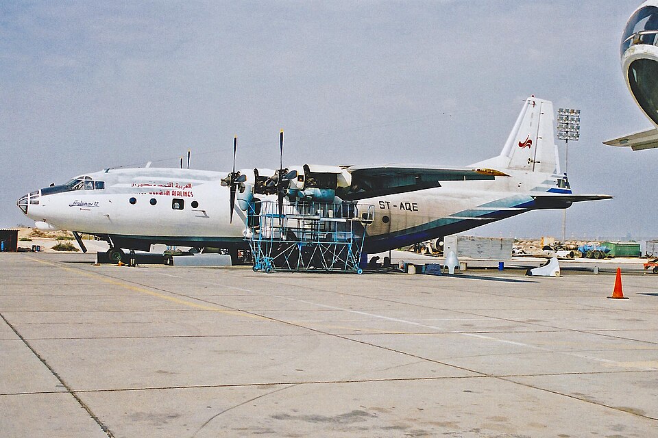 Aircraft registered ST-AQE