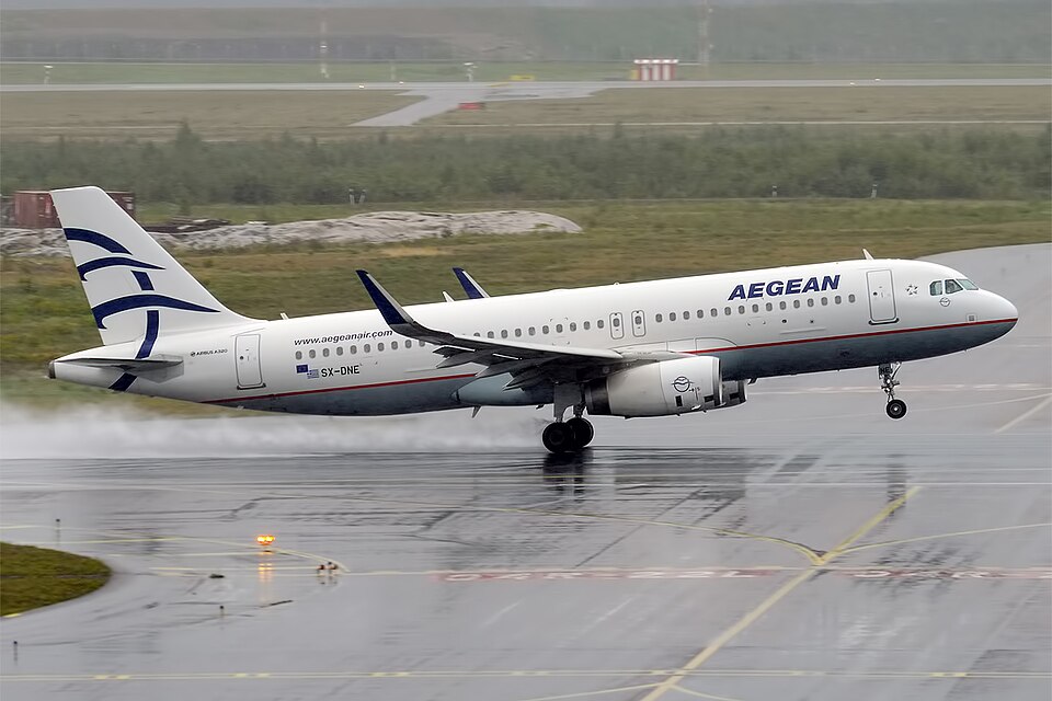 Aircraft registered SX-DNE