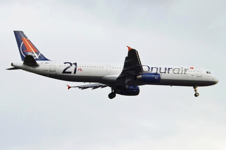 Aircraft registered TC-OBZ
