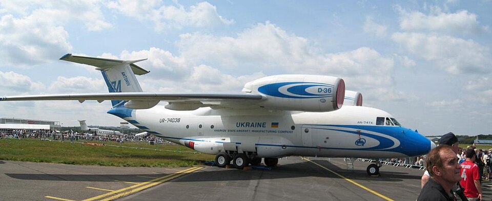 Aircraft registered UR-74038