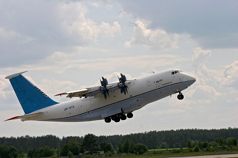Aircraft registered UR-NTK
