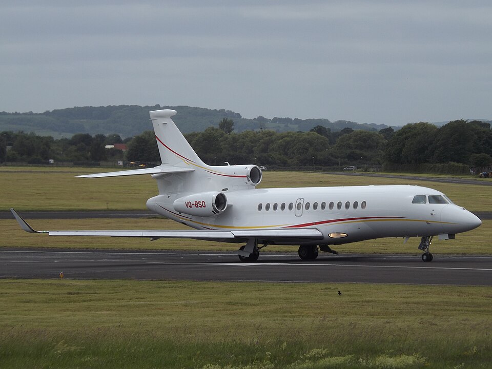 Aircraft registered VQ-BSO
