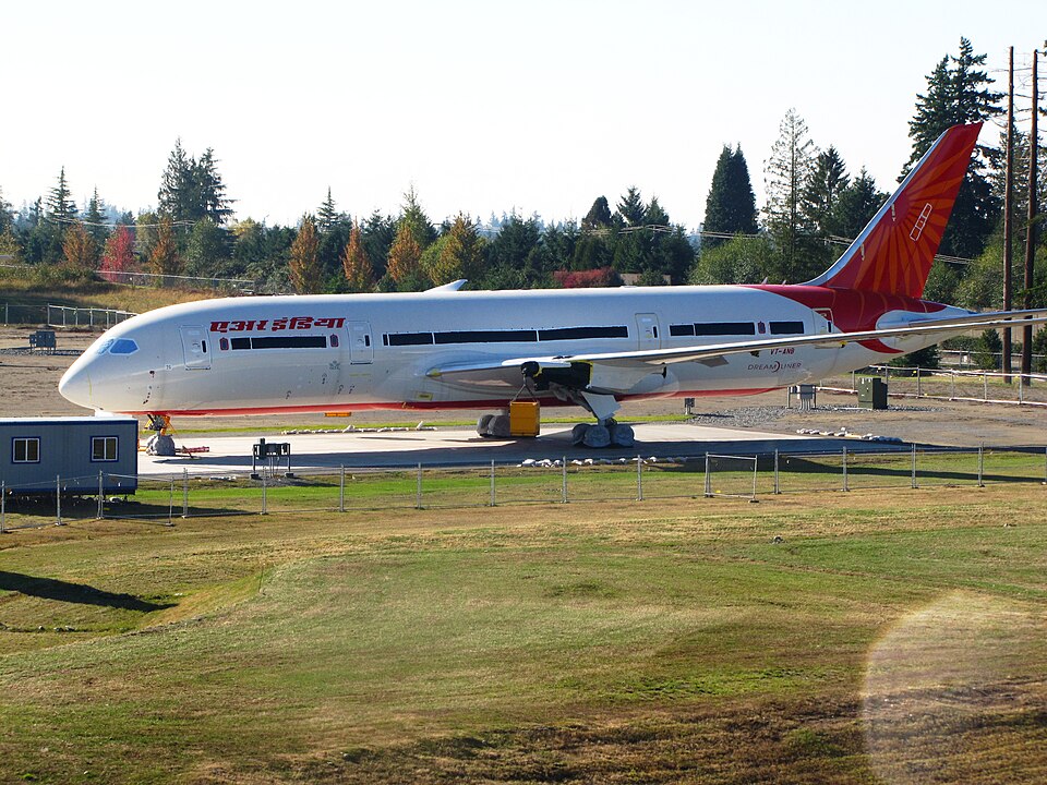 Aircraft registered VT-ANB