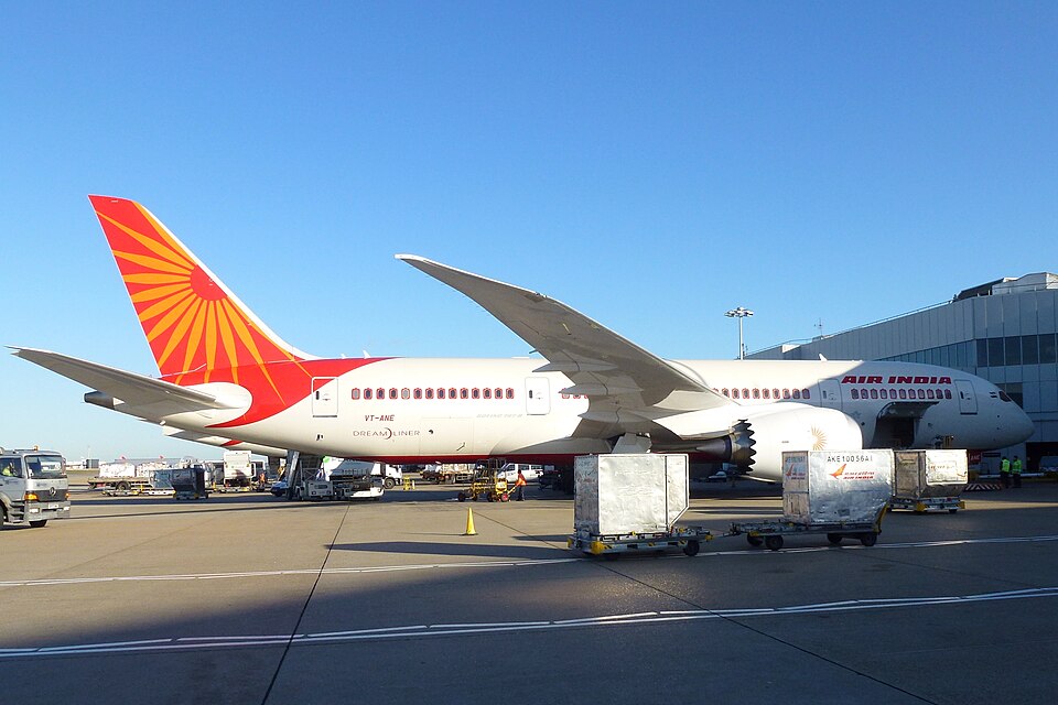 Aircraft registered VT-ANE