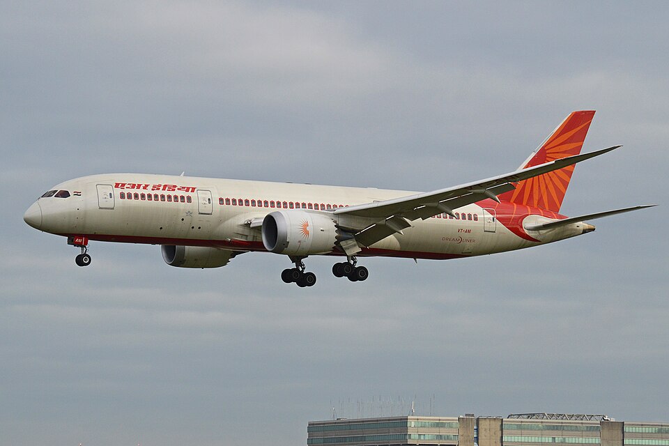Aircraft registered VT-ANI