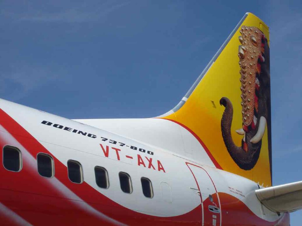Aircraft registered VT-AXA