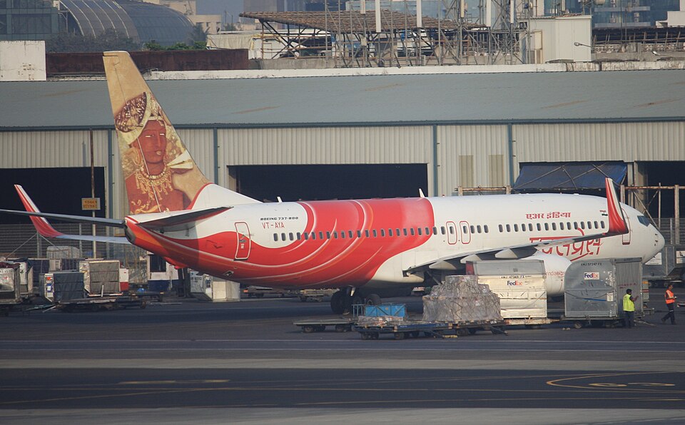 Aircraft registered VT-AYA