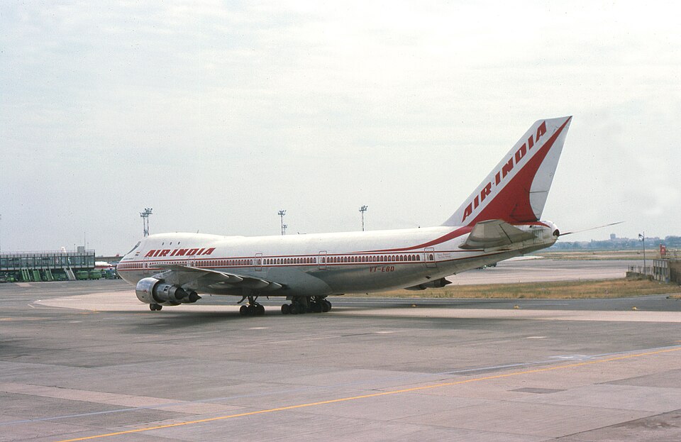 Aircraft registered VT-EBD