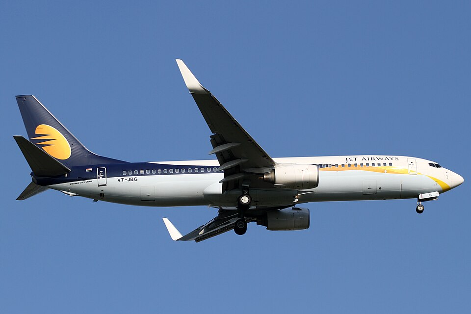Aircraft registered VT-JBG