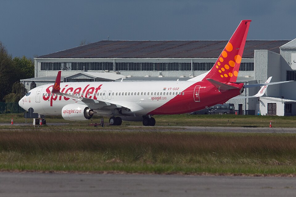 Aircraft registered VT-SGZ