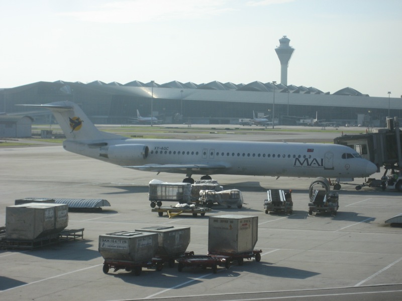 Aircraft registered XY-AGC