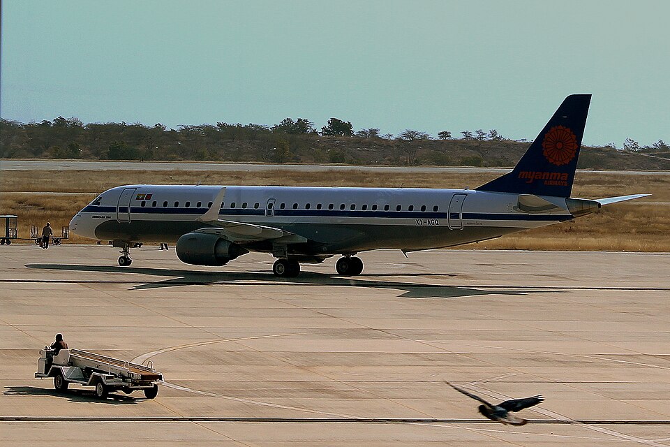Aircraft registered XY-AGQ