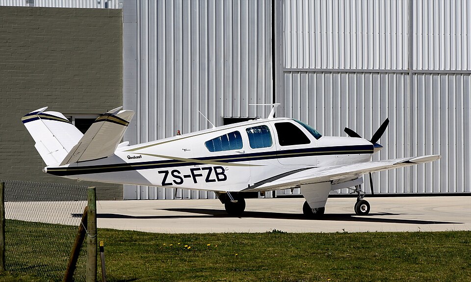 Aircraft registered ZS-FZB