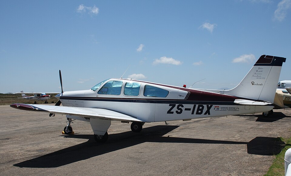 Aircraft registered ZS-IBX