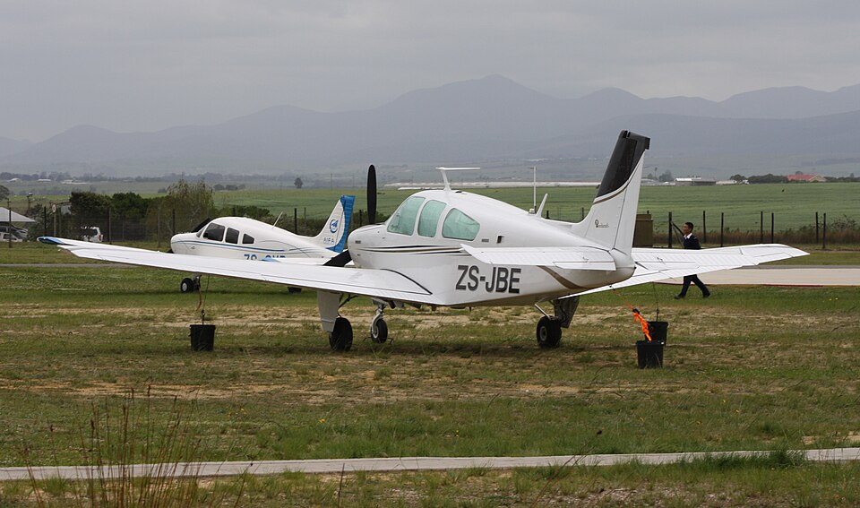 Aircraft registered ZS-JBE