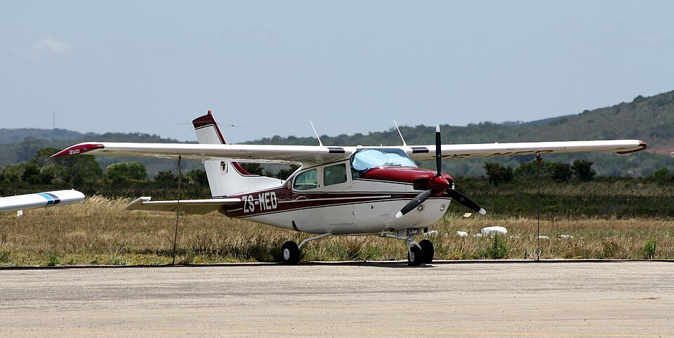 Aircraft registered ZS-MED