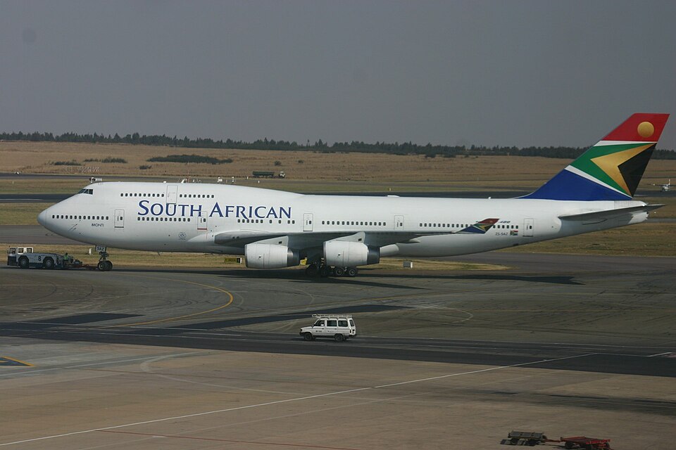 Aircraft registered ZS-SAZ