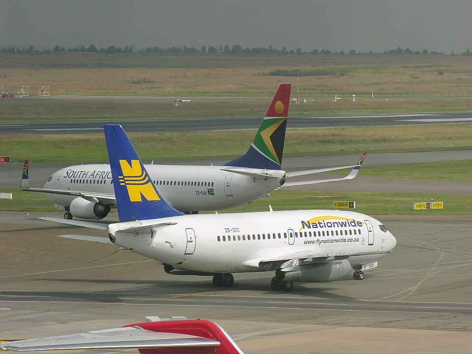Aircraft registered ZS-SJU