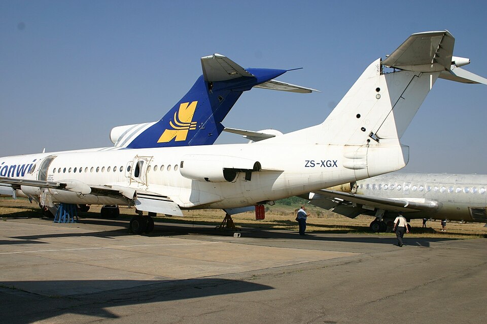 Aircraft registered ZS-XGX