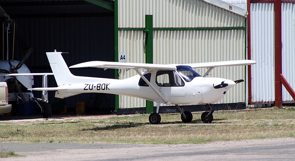 Aircraft registered ZU-BOK