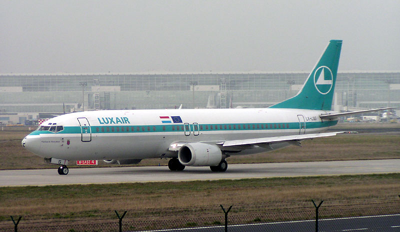 File photograph illustrating: Luxair takes delivery of its first owned Boeing 737 Max 8 jets