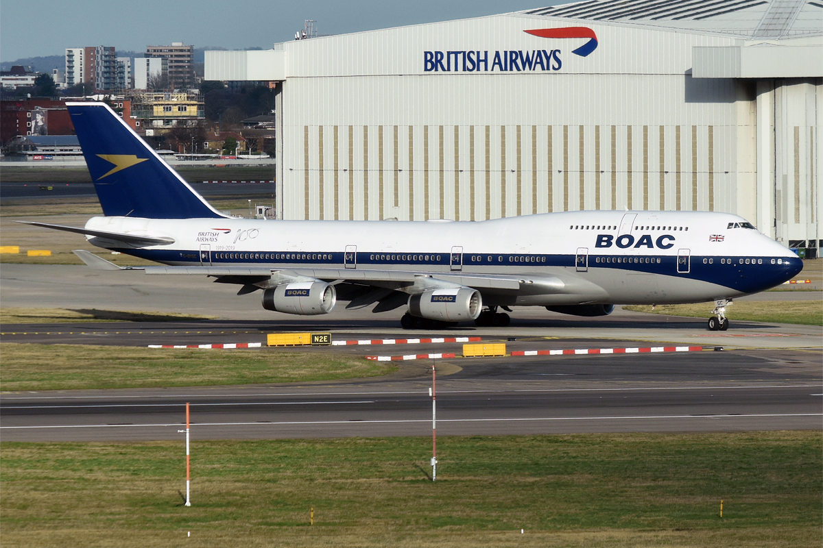 BOAC livery